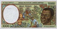 Gallery image for Central African States p202Ed: 1000 Francs